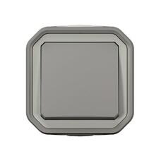 PLEXO ПЕРЕКЛЮЧАТЕЛЬ НАРУЖНЫЙ СЕРЫЙ IP55