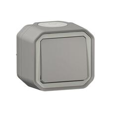 PLEXO ПЕРЕКЛЮЧАТЕЛЬ НАРУЖНЫЙ СЕРЫЙ IP55