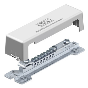 1809, 7X2,5-25MM²+1X30 ШИНА УРАВНИВАНИЯ ПОТЕНЦИАЛОВ С ПЛАСТИКОВОЙ ОПОРОЙ