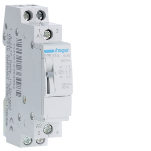 HAGER 1NO+1NC 16A 230VAC 1M МОДУЛЬНОЕ ИМПУЛЬСНОЕ РЕЛЕ