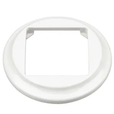 FND 55X55MM АДАПТЕР БЕЛЫЙ ФАРФОР + TV-R АНТЕННАЯ РОЗЕТКА ПРОХОДНАЯ