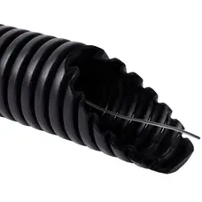 PVC 32MM 750N 1M ЧЁРНАЯ ГОФРА ДЛЯ КАБЕЛЯ
