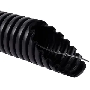 PVC 16MM 750N 50M ЧЁРНАЯ ГОФРА ДЛЯ КАБЕЛЯ