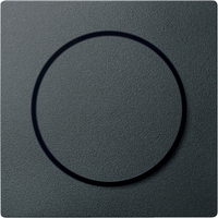 MERTEN ANTHRACITE CENTRAL PLATE WITH ROTARY KNOB  (DELIVERY 1-3 WEEKS)