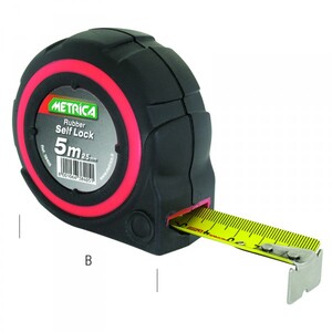 Рулетка METRICA (5m, 25mm, Self lock)